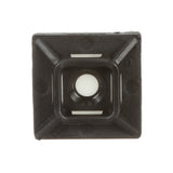 3M CTB75X75BKA-C Cable Tie Mounting Base, 4-Way Adhesive Mount, Black, Nylon, 3/4 in x 3/4 in (7000132457) (500 Pack)