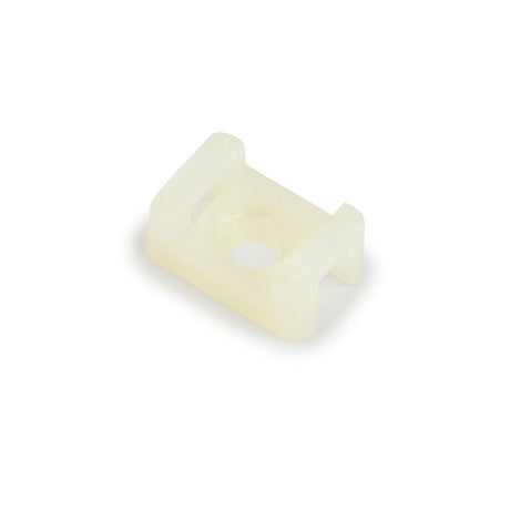 3M CTB87X62NTS-C Cable Tie Base 2-Way Screw Mount Natural Nylon 7/8 in x 5/8 in (7000132458) (500 Pack)