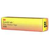 3M SDR-BL ScotchCode Wire Marker Tape Refill, Blue (7000132531) (10 Pack) - 3