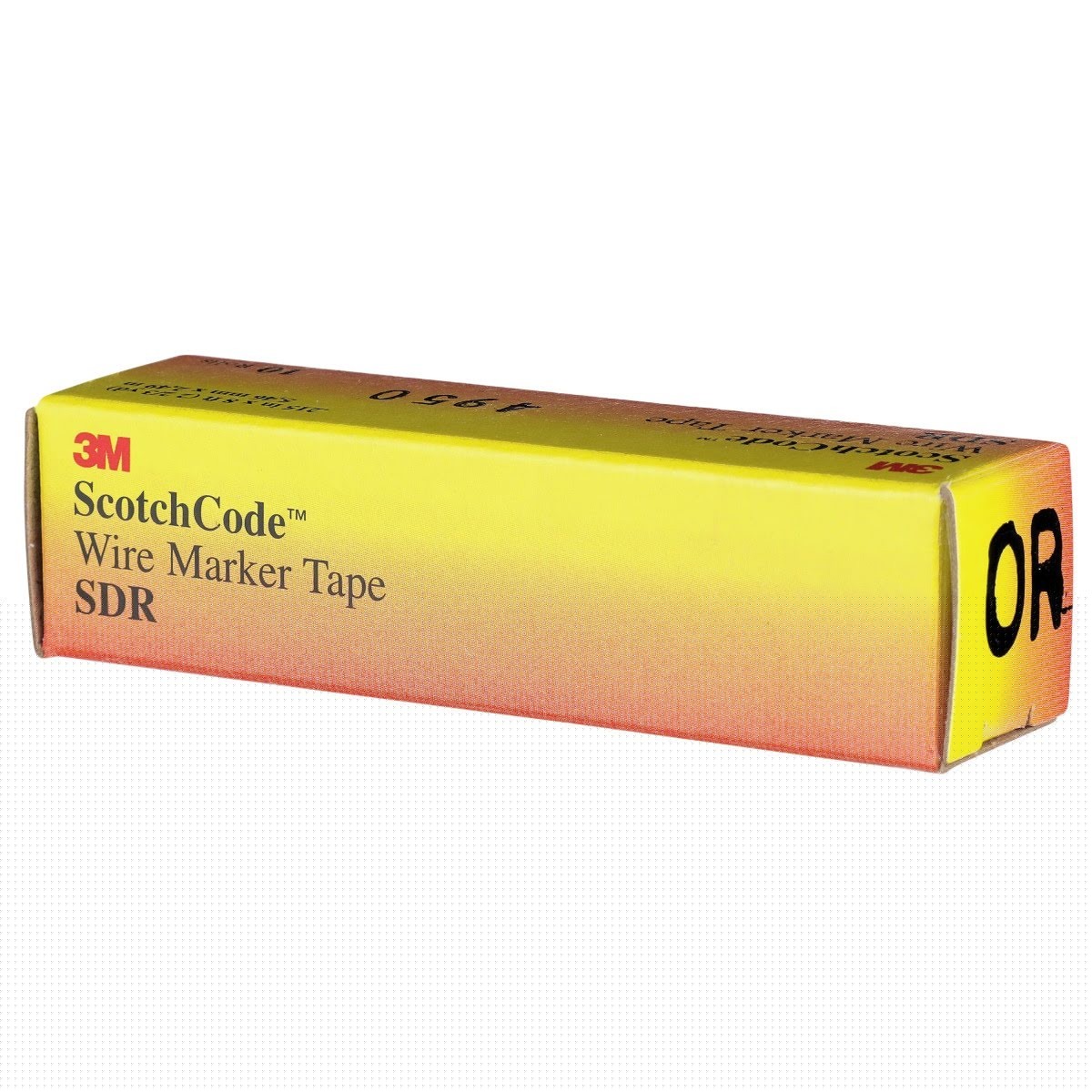 3M SDR-OR Wire Marker Tape Refill Roll, Orange (7000132534) (50 Pack) - 4