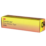 3M SDR-OR Wire Marker Tape Refill Roll, Orange (7000132534) (50 Pack) - 4