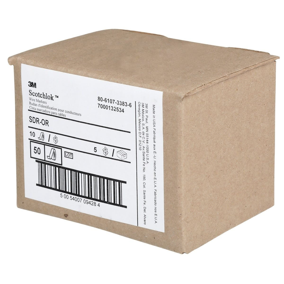 3M SDR-OR Wire Marker Tape Refill Roll, Orange (7000132534) (50 Pack) - 6