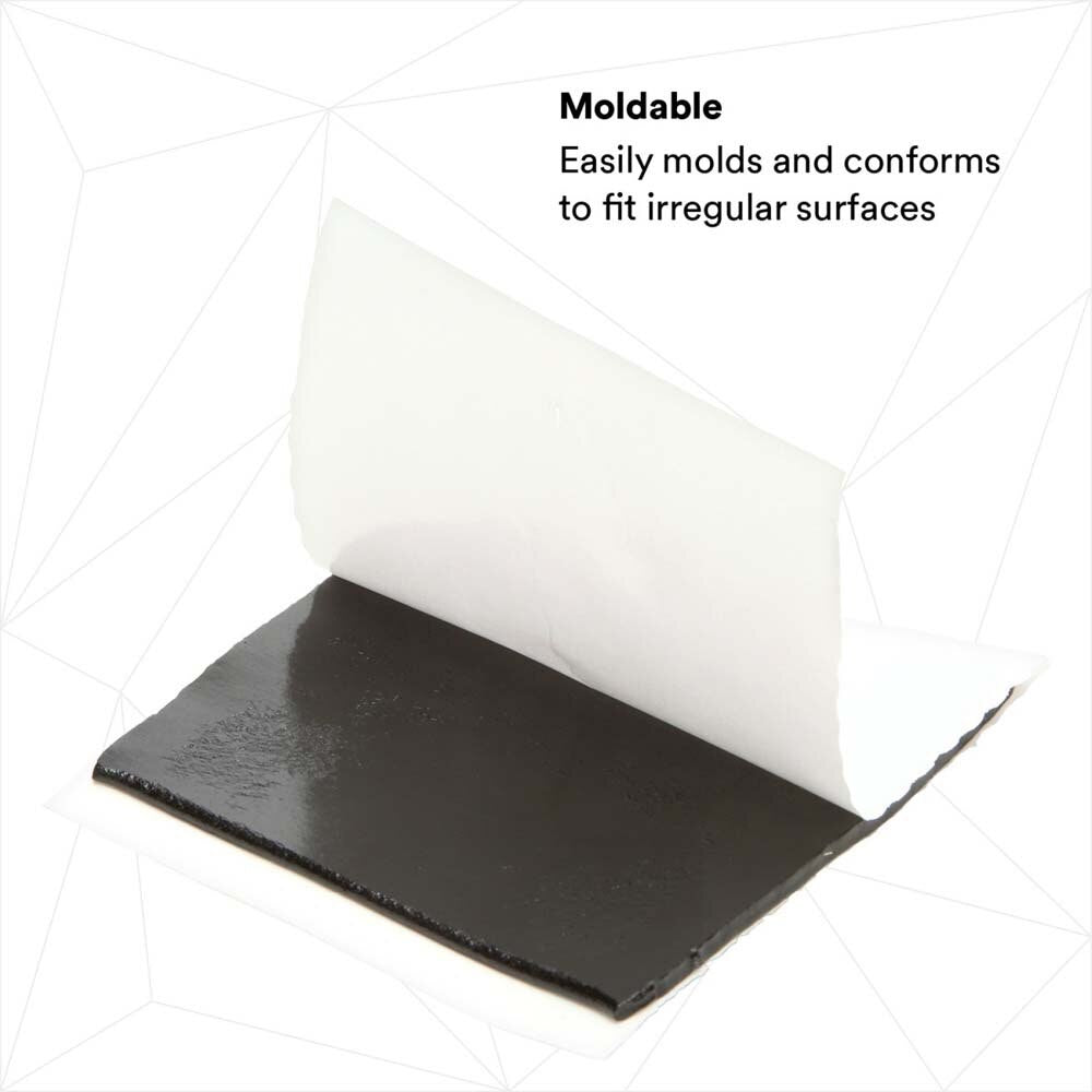 3M 7000132544 Scotch-Seal Mastic Tape Compound 2229, Black, Easy Release Liner, Used for Electrical Insulating, Padding and Sealing in Adverse Conditions, Pads (10 Pack) - 9