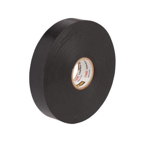 3M 130C Scotch Linerless Rubber Splicing Tape, Black, 1 in x 10 ft, 30 mil, EPDM Self-Fusing (130C-1X10FT) (7000132635) (24 Pack)