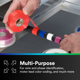 3M Scotch Vinyl Color Coding Electrical Tape 35, Red, 1/2 in x 20 ft, 7 mil (35-1/2X20FT-RD) (7000132636) (10 Pack) (10 Pack) - 5