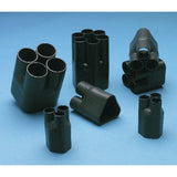3M HDBB-505-1-250 Heat Shrinkable Cable Breakout Boot : black, 5-way outlet, bag (7000132649)