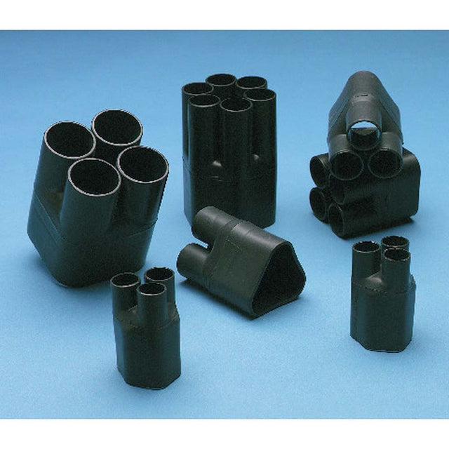 3M HDBB-505-1-250 Heat Shrinkable Cable Breakout Boot : black, 5-way outlet, bag (7000132649)