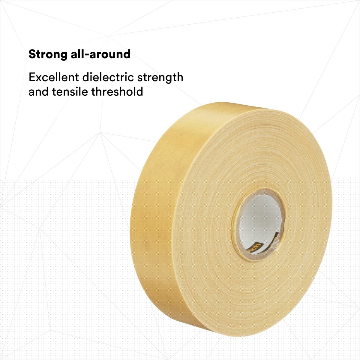 3M 2520-1X36YD-K Scotch Varnished Cambric Tape, Yellow, 1 in x 36 yd (7000132813) (36 Pack) - 2
