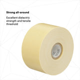 3M 2520 Scotch Varnished Cambric Tape, 2 in x 36 yd, Yellow (7000132814) (16 Pack) - 2