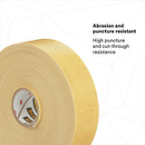 3M 2520 Scotch Varnished Cambric Tape, 3/4 in x 36 yd, Yellow (7000132815) (48 Pack) - 3