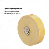 3M 2520 Scotch Varnished Cambric Tape, 3/4 in x 36 yd, Yellow (7000132815) (48 Pack) - 4