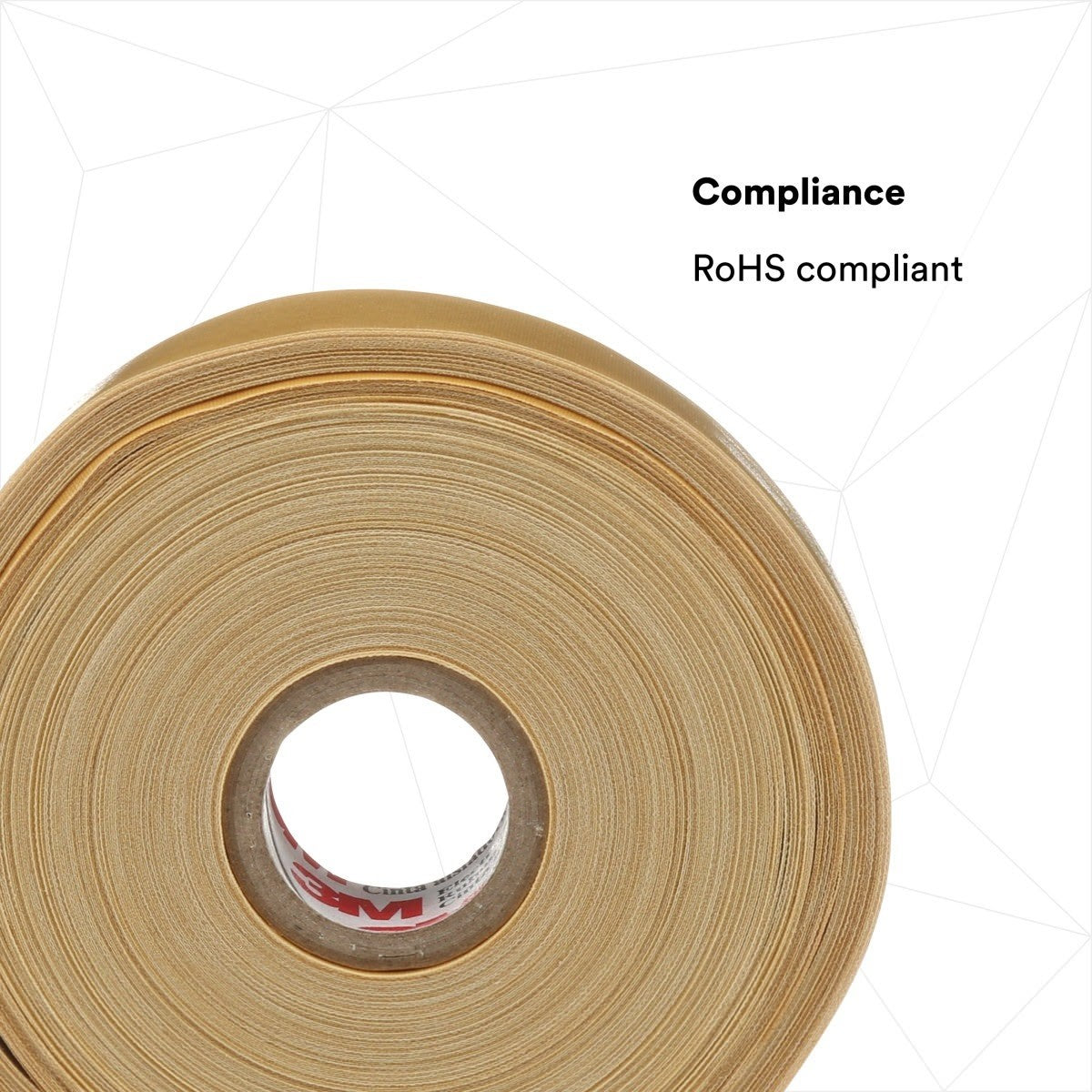 3M 2520 Scotch Varnished Cambric Tape, 3/4 in x 36 yd, Yellow (7000132815) (48 Pack) - 5