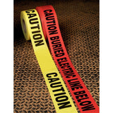 3M 300-Y-3X1000FT Scotch Barricade Tape 300 CAUTION Yellow 3 in x 1000 ft (7000132906) - 6