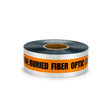 3M 407-O-3X1000FT Scotch Detectable Buried Barricade Tape 407 CAUTION BURIED FIBER OPTIC LINE BELOW 3 in x 1000 ft Orange (7000133191) (8 Pack)