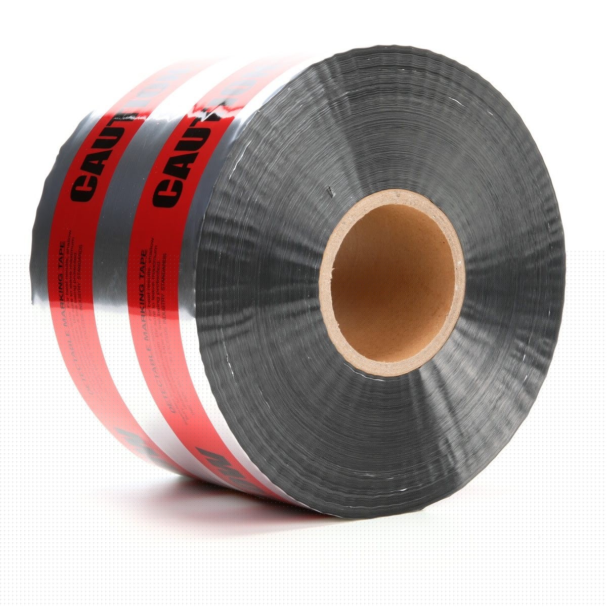 3M 408-R-6X1000FT Scotch Detectable Buried Barricade Tape CAUTION BURIED ELECTRIC LINE BELOW 6 in x 1000 ft Red (7000133192) (4 Pack) - 3