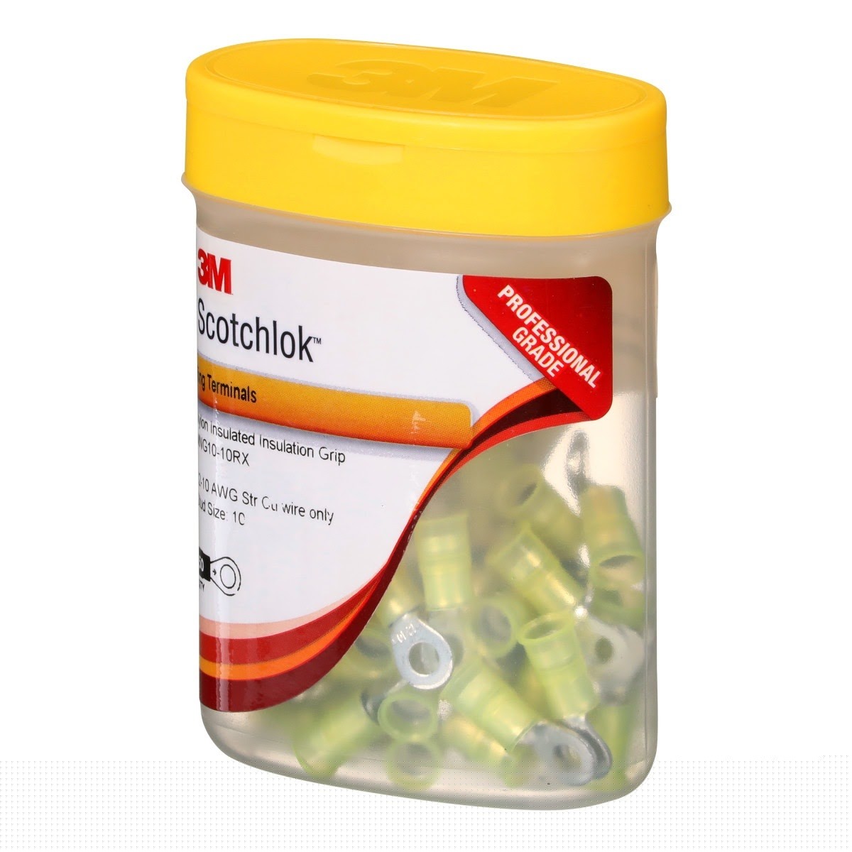3M MNG10-10RX Scotchlok Ring Nylon Insulated, standard-style ring tongue fits around the stud (7000133297) (500 Pack) - 6