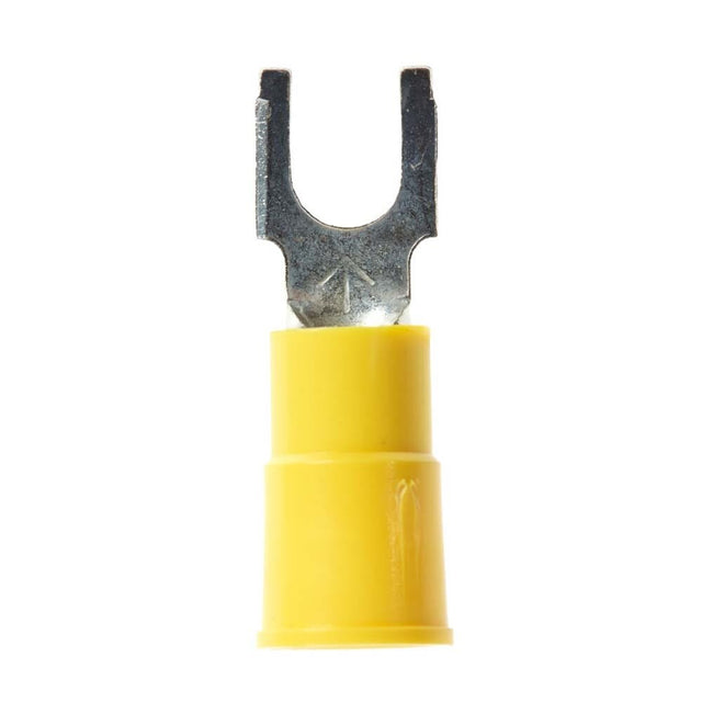3M MV10-10FBX C3SD Scotchlok Block Fork , 12-10 AWG Yellow, Corrosion-Resistant, Vinyl Insulated Terminals, Bottle (7000133343) (50 Pack)