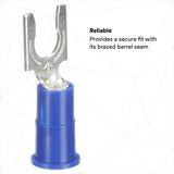 3M MV14-10FLX Scotchlok Locking Fork Vinyl Insulated, spring-like tongue firmly fits around the stud (7000133368) - 8