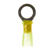 3M MH10-38RX Ring Heatshrink Heat Shrink Ring Tongue Terminal, Yellow, 10-12 AWG, 3/8 in Stud (7000133381) (125 Pack)