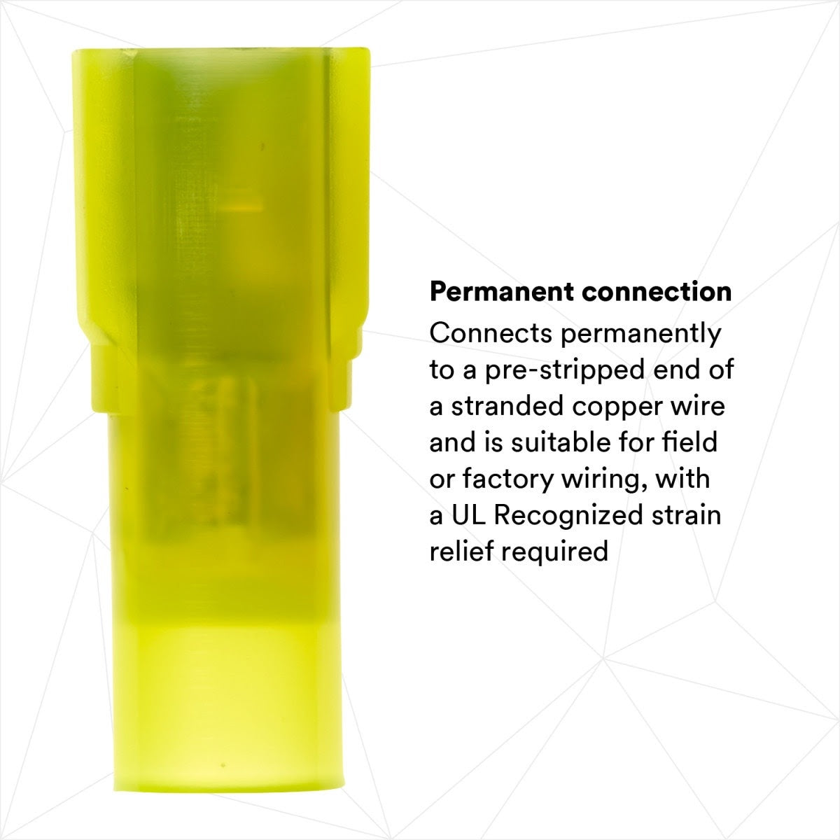 3M MNI10-250DFIX Scotchlok Female Disconnect Nylon Insulated, (7000133400) (500 Pack) - 2