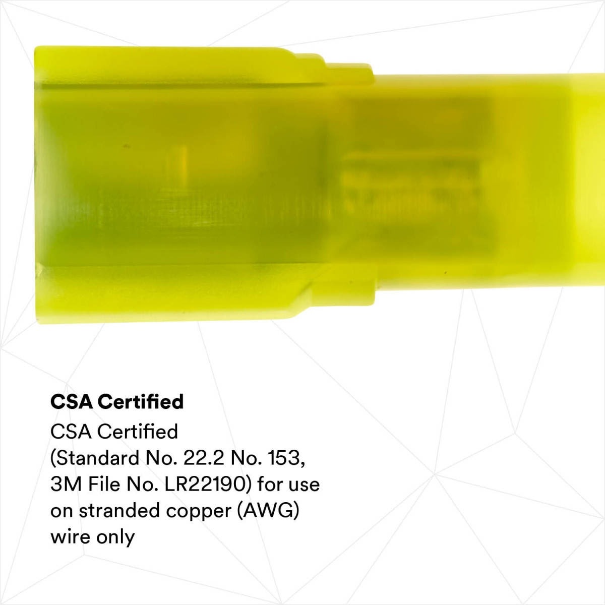 3M MNI10-250DFIX Scotchlok Female Disconnect Nylon Insulated, (7000133400) (500 Pack) - 3