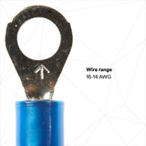 3M MNG14-10RX Scotchlok Ring Nylon Insulated, standard-style ring tongue fits around the stud (7000133416) - 6