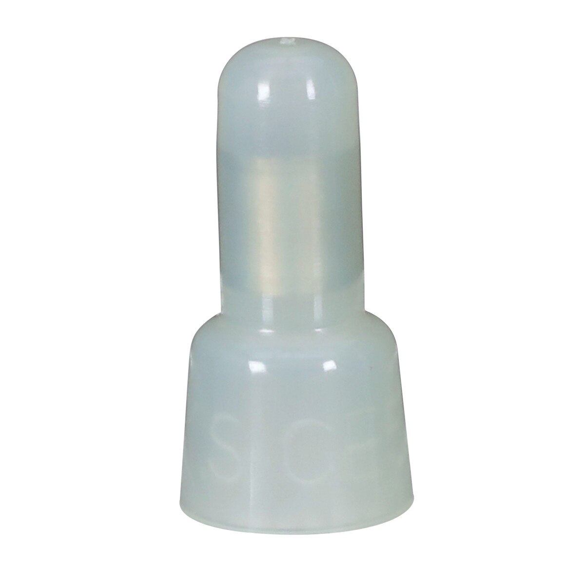 3M S-31-A Closed End Connector, Vinyl Insulated, Translucent White, 18-10 AWG, Built-in Wire Stop (7000133426) (500 Pack) - 2
