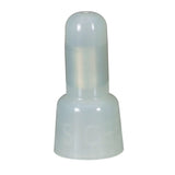 3M S-31-A Closed End Connector, Vinyl Insulated, Translucent White, 18-10 AWG, Built-in Wire Stop (7000133426) (500 Pack) - 2