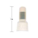 3M S-31-A Closed End Connector, Vinyl Insulated, Translucent White, 18-10 AWG, Built-in Wire Stop (7000133426) (500 Pack) - 4