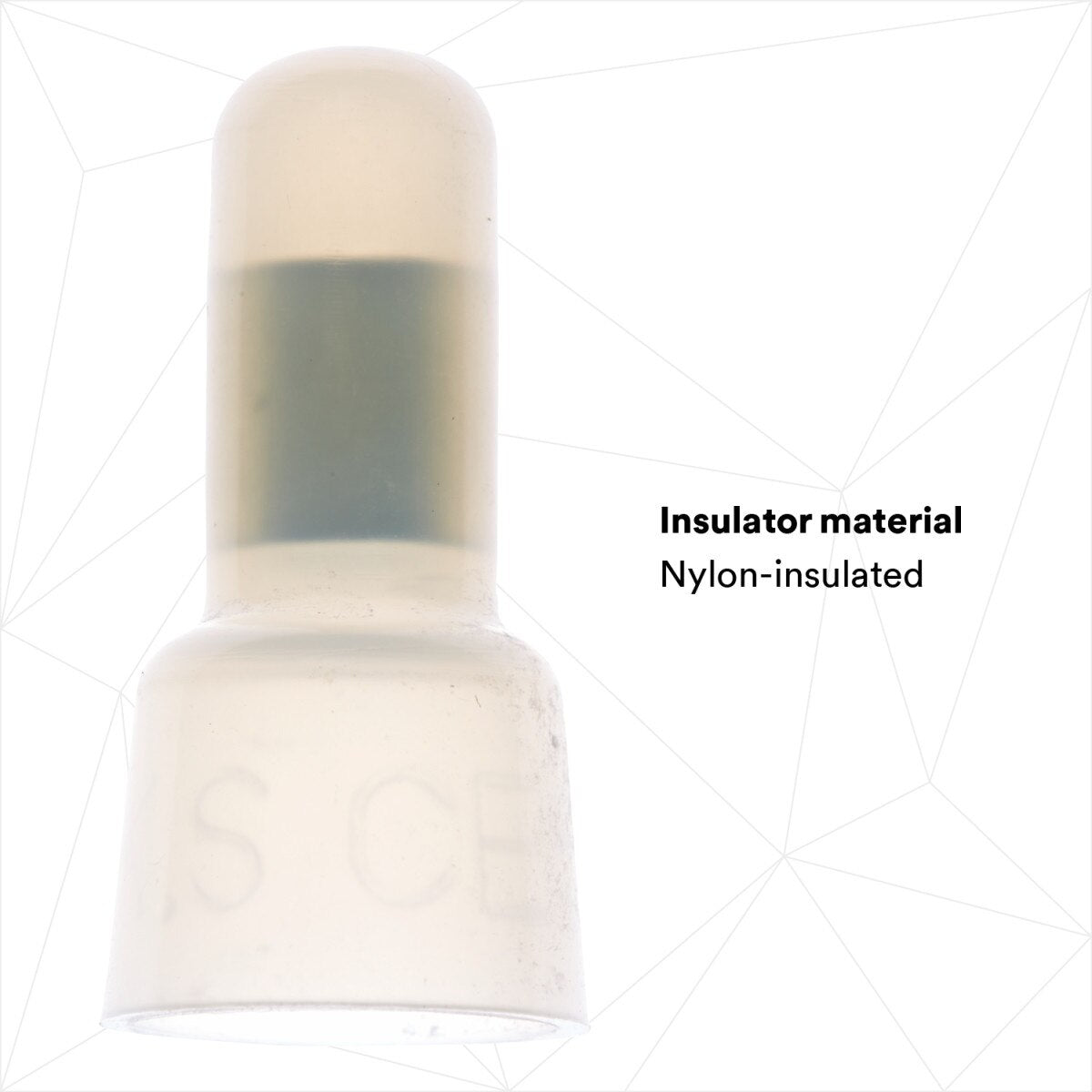 3M S-31-A Closed End Connector, Vinyl Insulated, Translucent White, 18-10 AWG, Built-in Wire Stop (7000133426) (500 Pack) - 8