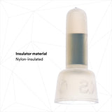 3M S-11-A Nylon Insulated Butted Seam Standard Closed End Connector, 22-16 AWG, Translucent White (7000133427) (100 Pack) - 8