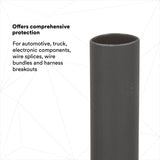 3M EPS-300 Thin-Wall Heat Shrink Tubing, Adhesive-Lined, 1/2-Black-48" (7000133583) (12 Pack) - 9