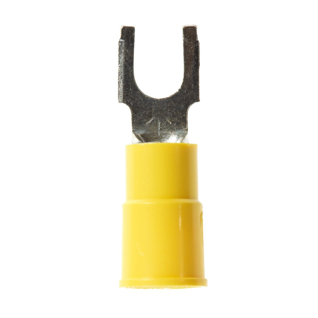 3M BFV10-8Q Vinyl Insulated Block Fork Terminal, AWG 12-10, Stud Size 8 (7000133647) (250 Pack)