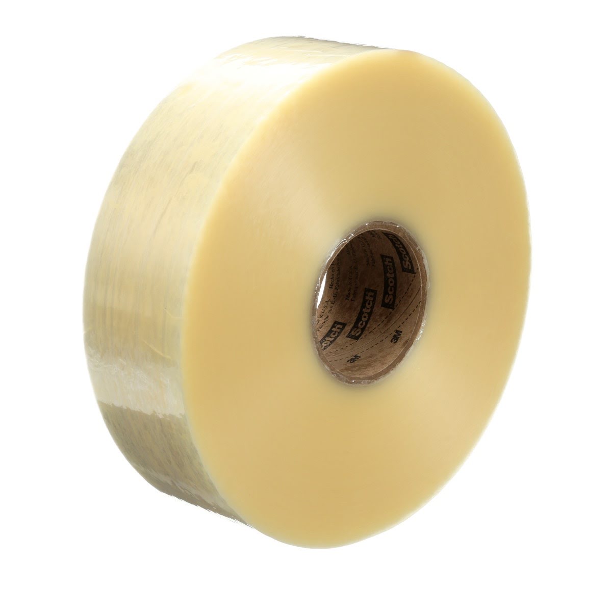 3M 371 Scotch Box Sealing Tape, Polypropylene, Hot Melt Adhesive, Clear, 72 mm x 914 m (7000136741) (4 Pack)