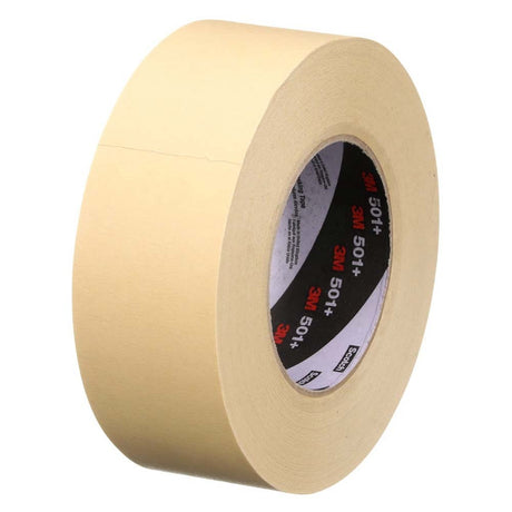3M 501+ Specialty High Temperature Masking Tape Tan 48 mm x 55 m 7.3 mil (7000138488) (24 Pack)