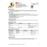 3M 501+ Specialty High Temperature Masking Tape Tan 48 mm x 55 m 7.3 mil (7000138488) (24 Pack) - 6