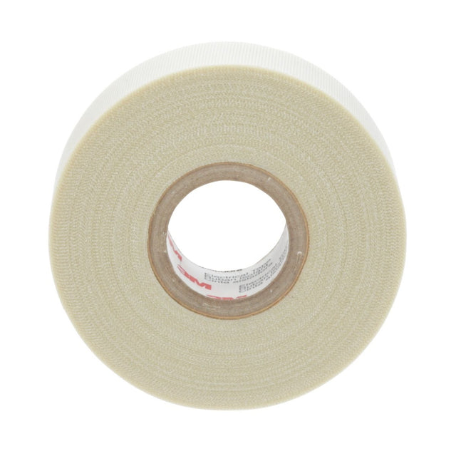 3M 69 1"X36YD Glass Cloth Electrical Tape 69, Silicone Adhesive, High Temperature, White, 1 in x 36 yd (7000140753) (36 Pack)