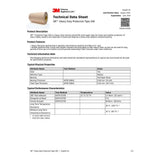 3M 346 Heavy Duty Protective Tape , Tan, 12 in x 60 yd, 16.7 mil (7000142907) - 3