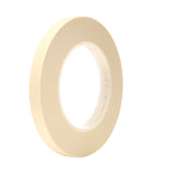 3M 2364 Performance Masking Tape, Tan, 12 mm x 55 m, 6.5 mil, Plastic Core (7000142982) (144 Pack)