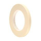 3M 2364 Performance Masking Tape, Tan, 12 mm x 55 m, 6.5 mil, Plastic Core (7000142982) (144 Pack) - 2