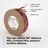 3M 924 Scotch ATG Adhesive Transfer Tape, Clear, 2 mil, 1/4 in x 60 yd (7000144701) (12 Pack) - 6