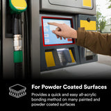 3M 5952 VHB Tape Double-Sided Acrylic Foam Mounting Tape, 3/4 in x 36 yd, 45 mil, Black (7000144712) - 9