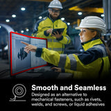 3M 5952 VHB Tape Double-Sided Acrylic Foam Mounting Tape, 3/4 in x 36 yd, 45 mil, Black (7000144712) - 10