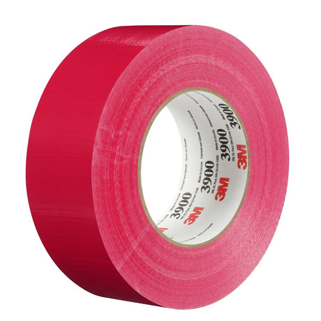 3M 3900 Multi-Purpose Duct Tape, Red, Rubber Adhesive, Water Resistant, 48 mm x 54.8 m, 8.1 mil (7000144749) (24 Pack)