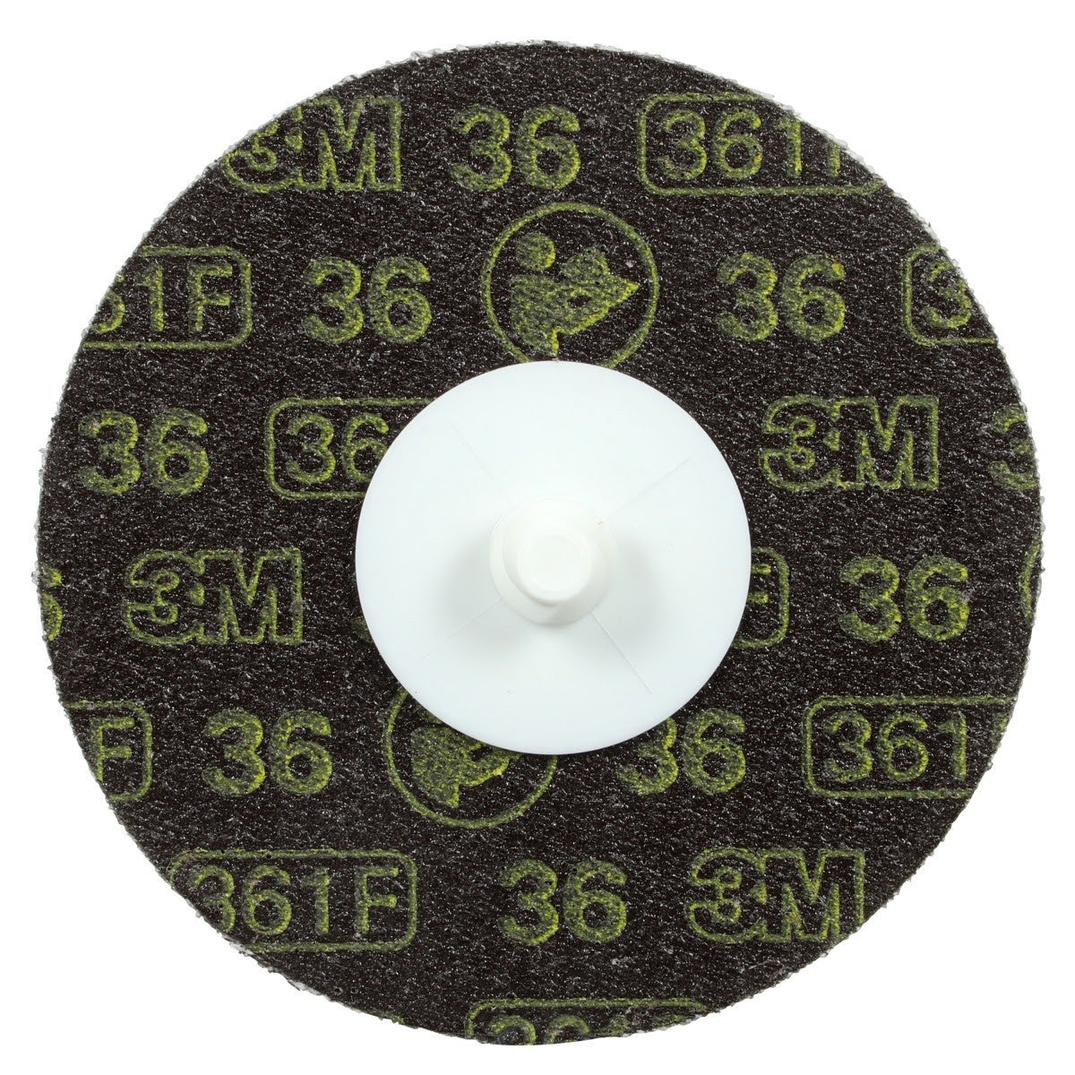 3M 361F Roloc Disc, 36 YF-weight, TR, 4 in, Die R400BB (7000148152) (100 Pack)