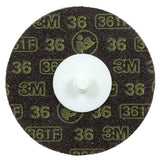 3M 361F Roloc Disc, 36 YF-weight, TR, 4 in, Die R400BB (7000148152) (100 Pack)