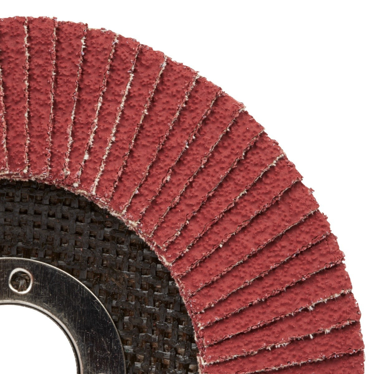 3M 967A Cubitron II Flap Disc, 60+, T27, Precision Shaped Ceramic, Maroon, 4-1/2 in x 7/8 in (7000148182) (10 Pack) - 2