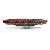 3M 967A Cubitron II Flap Disc, 60+, T27, Precision Shaped Ceramic, Maroon, 4-1/2 in x 7/8 in (7000148182) (10 Pack) - 3