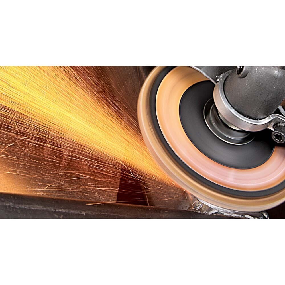 3M 7000148186 Cubitron II Flap Disc 967A, 80+, T27, 7 in x 7/8 in, Medium Pressure Applications, Light Deburring, Scale Removal, Oxide Removal, Surface Prep (5 Pack) - 5