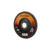 3M 967A Cubitron II Flap Disc, 80+, T27, Precision Shaped Ceramic, Maroon, 5 in x 7/8 in Center Hole (7000148200) (250 Pack) - 4